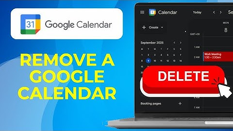 How To Remove A Google Calendar Unsubscribe Tutorial