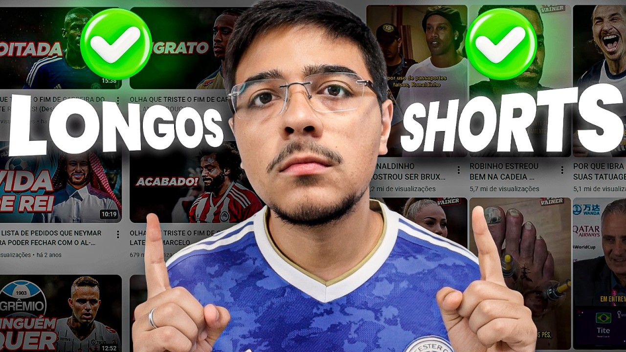VALE A PENA POSTAR SHORTS E VÍDEOS LONGOS NO MESMO CANAL?