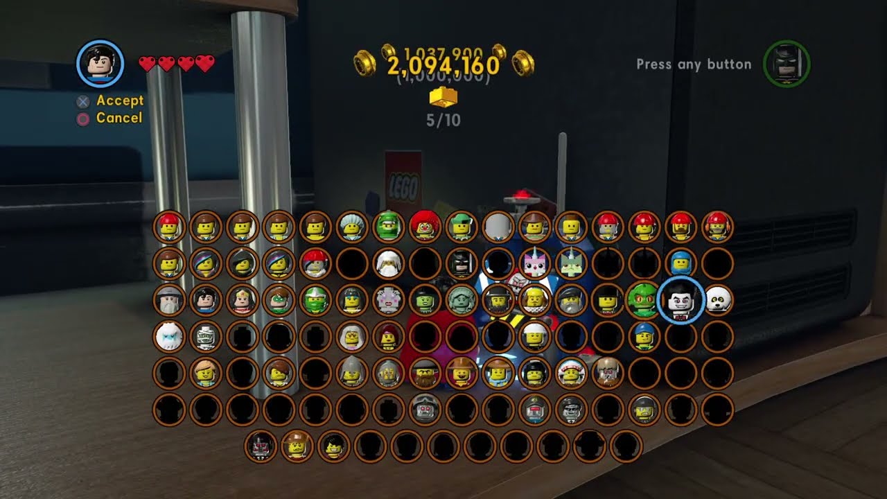 The LEGO Movie - Videogame Unlocking Superman & Green Lantern!