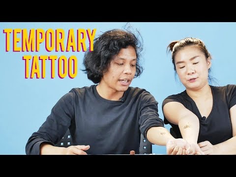 Cara Buat Tato Temporer Keren | Tattoo Tutorial