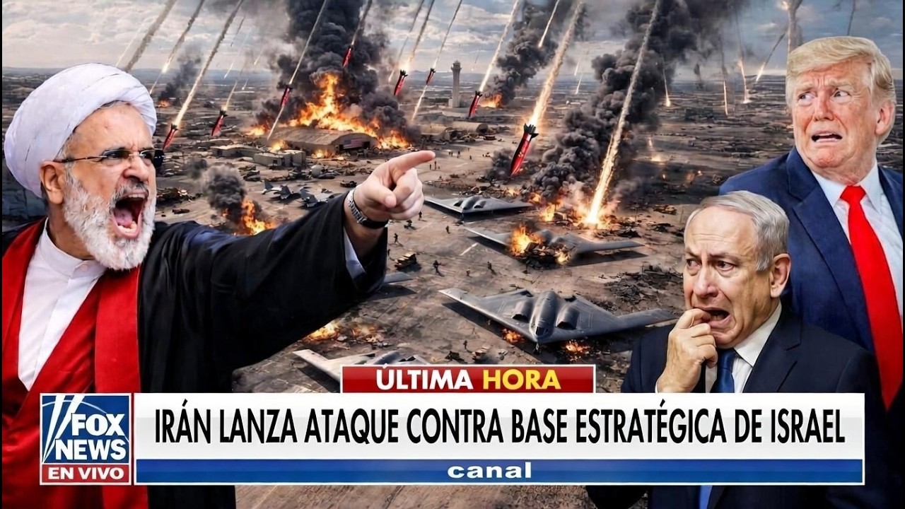 Hace 1 minuto: Irán lanza ataque contra base estratégica de Israel