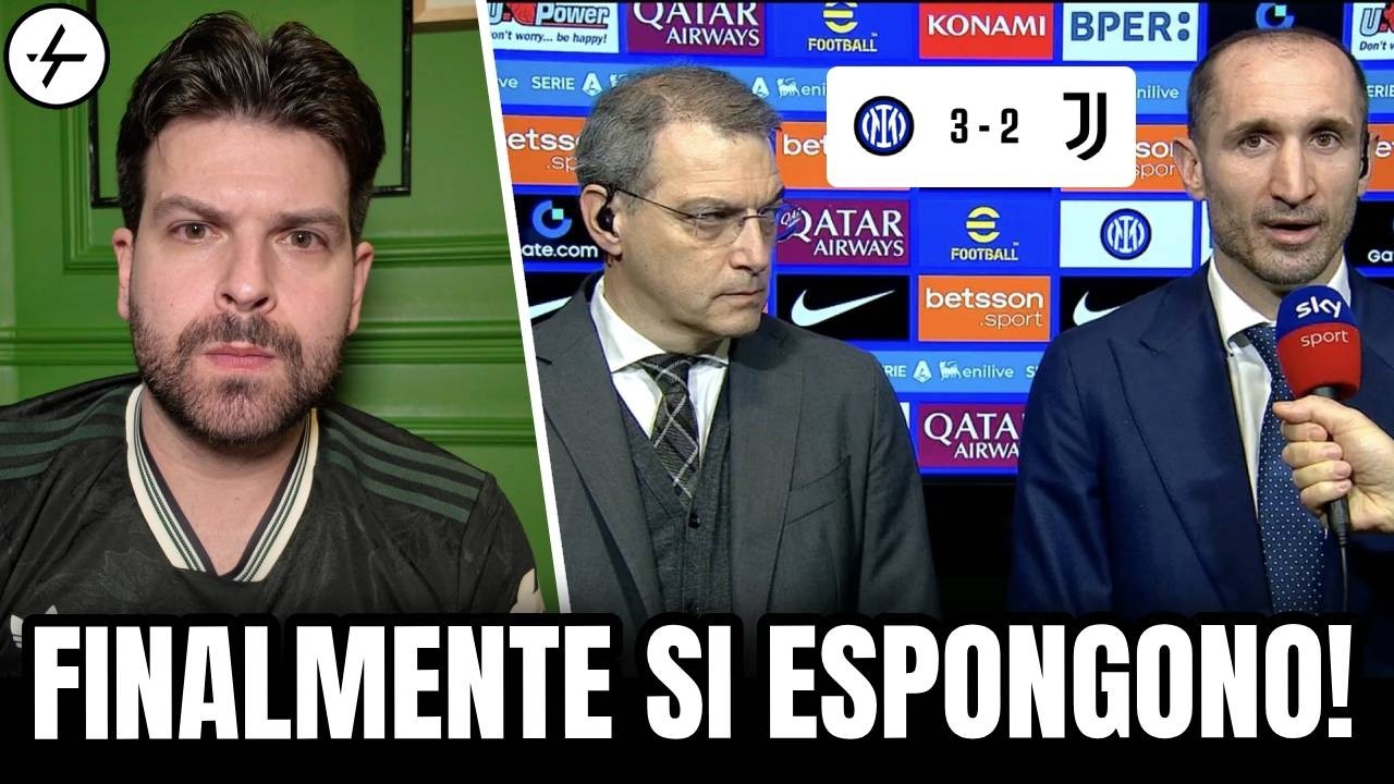 Finalmente è successo! Chiellini e Comolli in conferenza stampa a parlare degli arbitri!