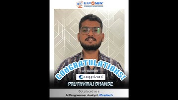 🎉 Heartiest Congratulations, Pruthviraj Dhande! 🎉 #education #placement #congratulations #ai