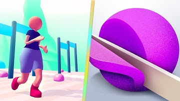 Bounce Big Vs ASMR Slicing New Level Walkthrough iOS,Android Gameplay Alltrailer Update Gaming JI8R5