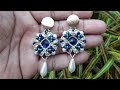 Tutorial aretes en perlas Y biconos (ANUBIS) (Especial 20k 1de5) colaboración con BEADPARK