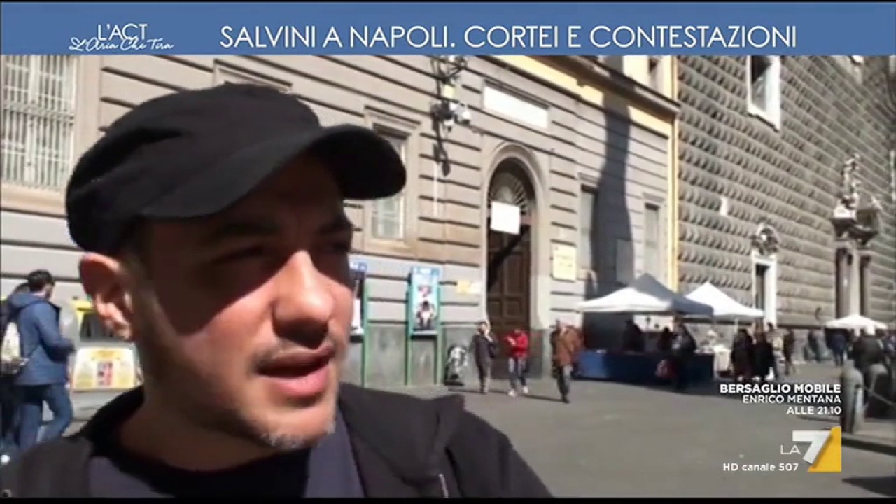 Salvini a Napoli, tra cortei e contestazioni