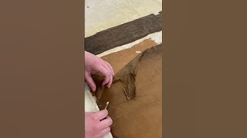 Removing Backing from 1874 Map!