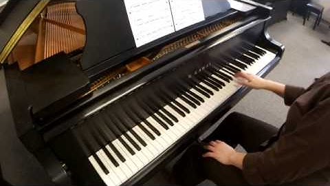 Two-Part Invention in D Minor by J. S. Bach - Right Hand Only