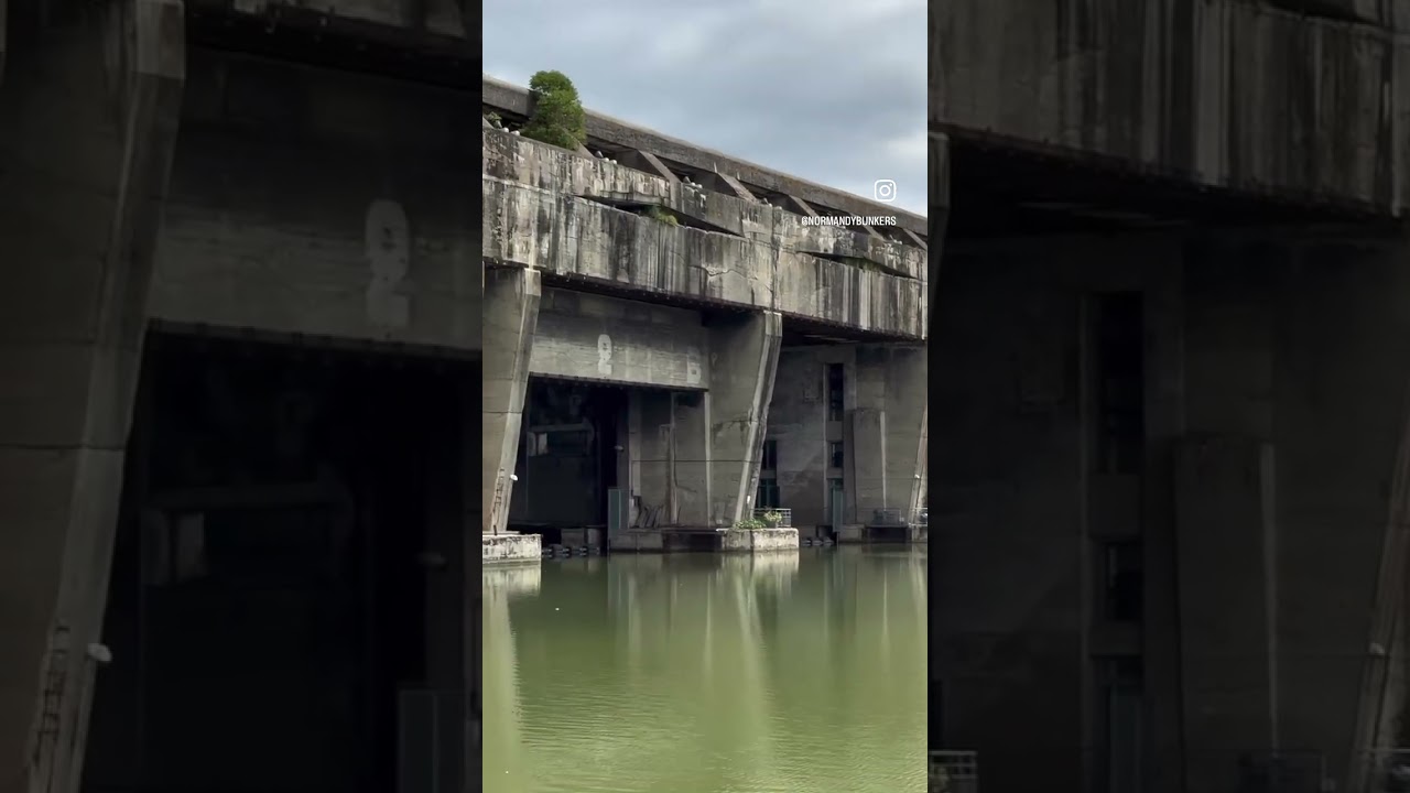 MASSIVE WW2 GERMAN U-BOAT BUNKER IN BORDEAUX 