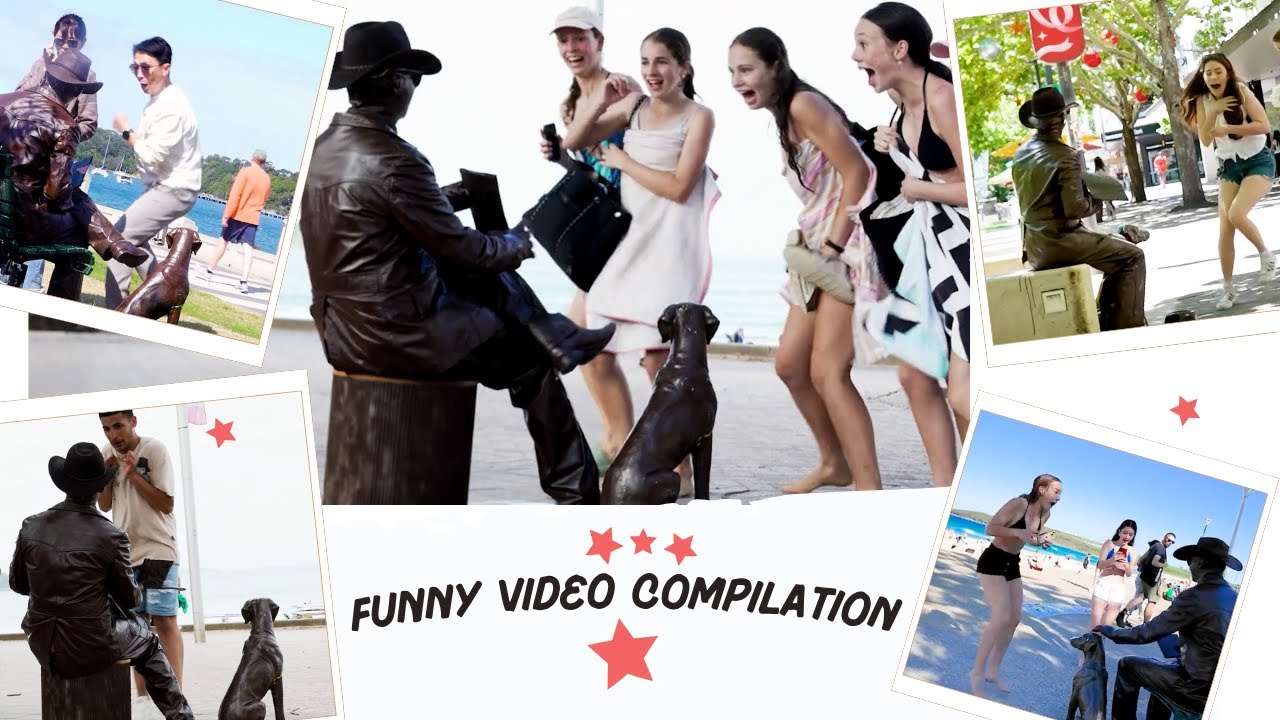 Statue Prank Best Funny Reactions Compilation 2024 | Part 2