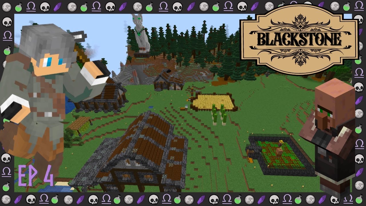 Blacksmith Blackstone Minecraft Let's Play EP 4 YouTube