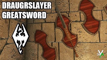 Xbox Skyrim SE: DRAUGRSLAYER GREATSWORD Mod Showcase