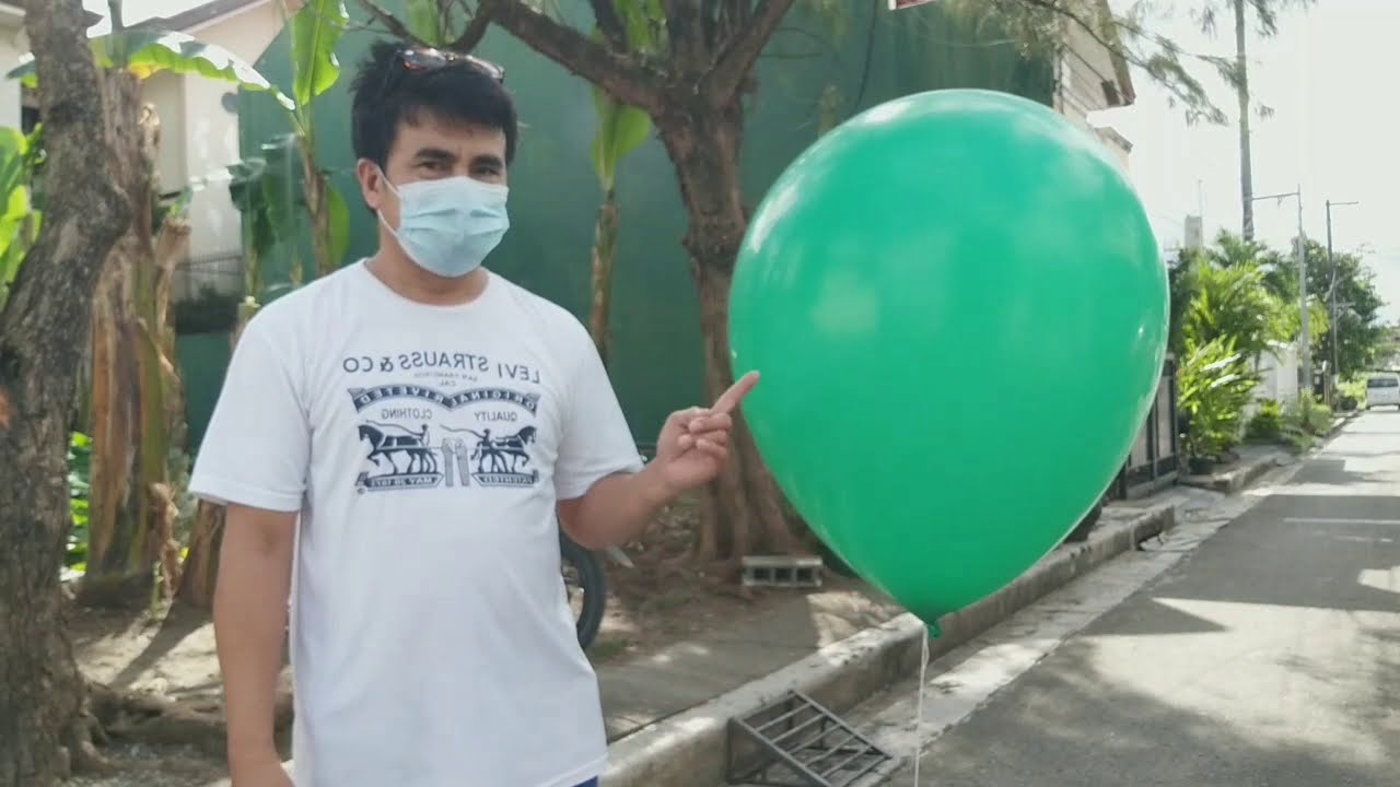 How to inflate this Green Giant Helium Balloon? | Christmas Day 2020