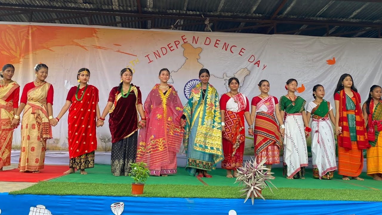 North-east Tribes Culture Dance  Full video - Fairyland High School Independence Day Celebration