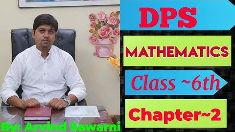D.P.S. Math| Class 6th||Chapter-2 (OPERATIONS ON WHOLE NUMBERS)Part -1