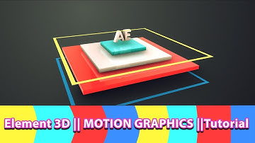 After Effects 2018||Element 3D || MOTION GRAPHICS ||Tutorial ||YouTube||NPS3D