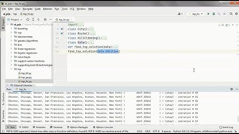 Traveling Salesman Problem (TSP) + Python + Hill Climbing (public version)