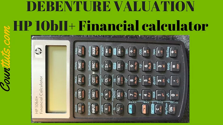 Debenture Valuation | HP 10bII+ Financial Calculator