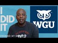 (WGU) 1ST TERM FOLLOW UP AND TIMELINE REVIEW (31 CUs) WGU (BNOS)  #CiscoSoldierAKAuncletre #BNOS