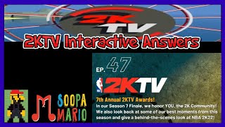 NBA 2K21 2KTV Interactive Answers Episode 47 (Current Gen)