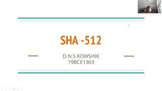 SHA-512 Algorithm
