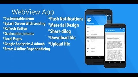 Create Web View Application || Android Studios Web View || Official 5