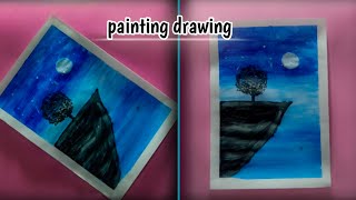 Easy & simple painting ideas for beginners | watercolor painting ideas | rihamaryamarts&crafts