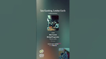 Thumbnail of "Sate Kambing, Lembut Gurih" by Joim with sunoai  #lagu #random #kuliner
