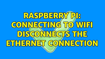 Raspberry Pi: Connecting to wifi disconnects the ethernet connection