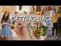 GET BACK ON TRACK | workouts, colorful clothing haul, cooking healthier chickfila nuggets, new nails