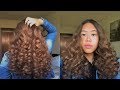 Heatless Overnight Curls w/ Socks