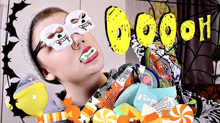 TESTAR LÄSKIGT HALLOWEENGODIS