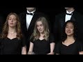 Concert choir performs  fall on me