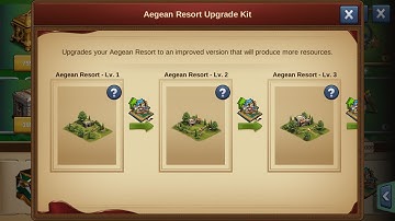 Forge of Empires - Event - 2023 Soccer Event - Special Buildings - Aegean Resort Lv6