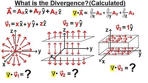 Physics Ch 67.1 Advanced E&M: Review Vectors (22 of 55) What is the Divergence? (Calculated)