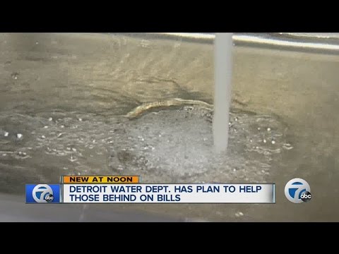 Detroit Water and Sewerage Department announces plans for people behind on bills