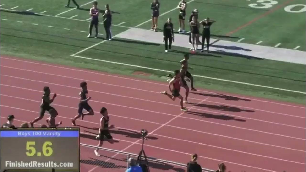Redondo Invitational 100m Heat 14 YouTube