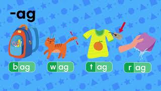 Unit 2 -ag -an -at | Words [Sounds Great 2nd 2 | Phonics Sense 2]