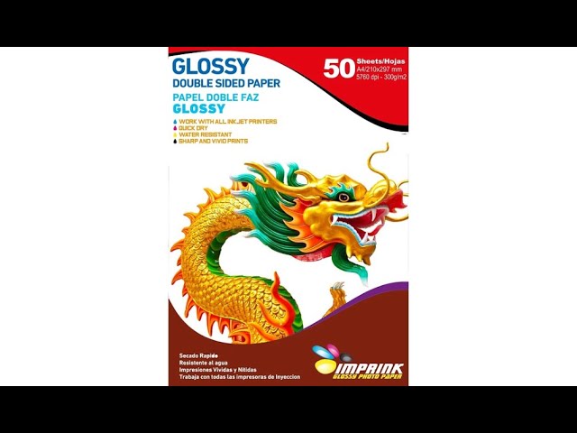 Papel Adhesivo Glossy A3/135g 50 Hojas