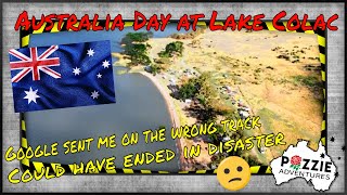 Australia Day Getaway to Lake Colac #campingvictoria #campingwithdogs #franklincx22