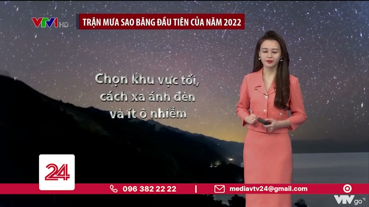 Cách xem mưa sao băng đầu tiên của năm 2022 | VTV24 - YouTube