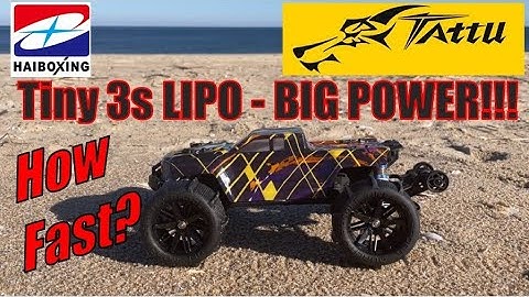 Tattu 3s Power in HBX 16890A - Speed Runs - Outstanding Power and Speed in a Tiny 3s LIPO - It Fits*
