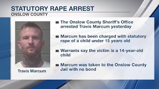 Onslow County man arrested on statutory rape charges