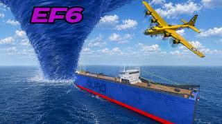 Which Ship Survives the EF6 Tornado #2 | Teardown Physics