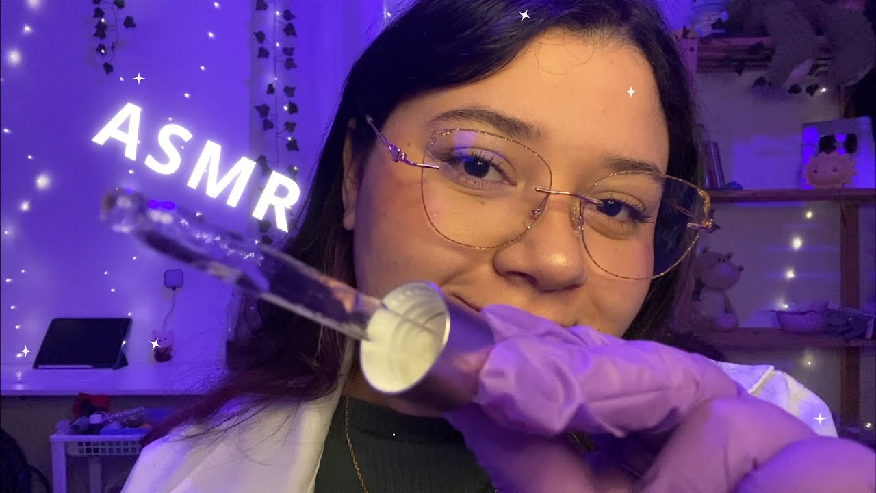 ASMR | Dermatologista cuidando da SUA pele 👩🏻‍⚕️✨ (skincare, pluck/pull) - roleplay 