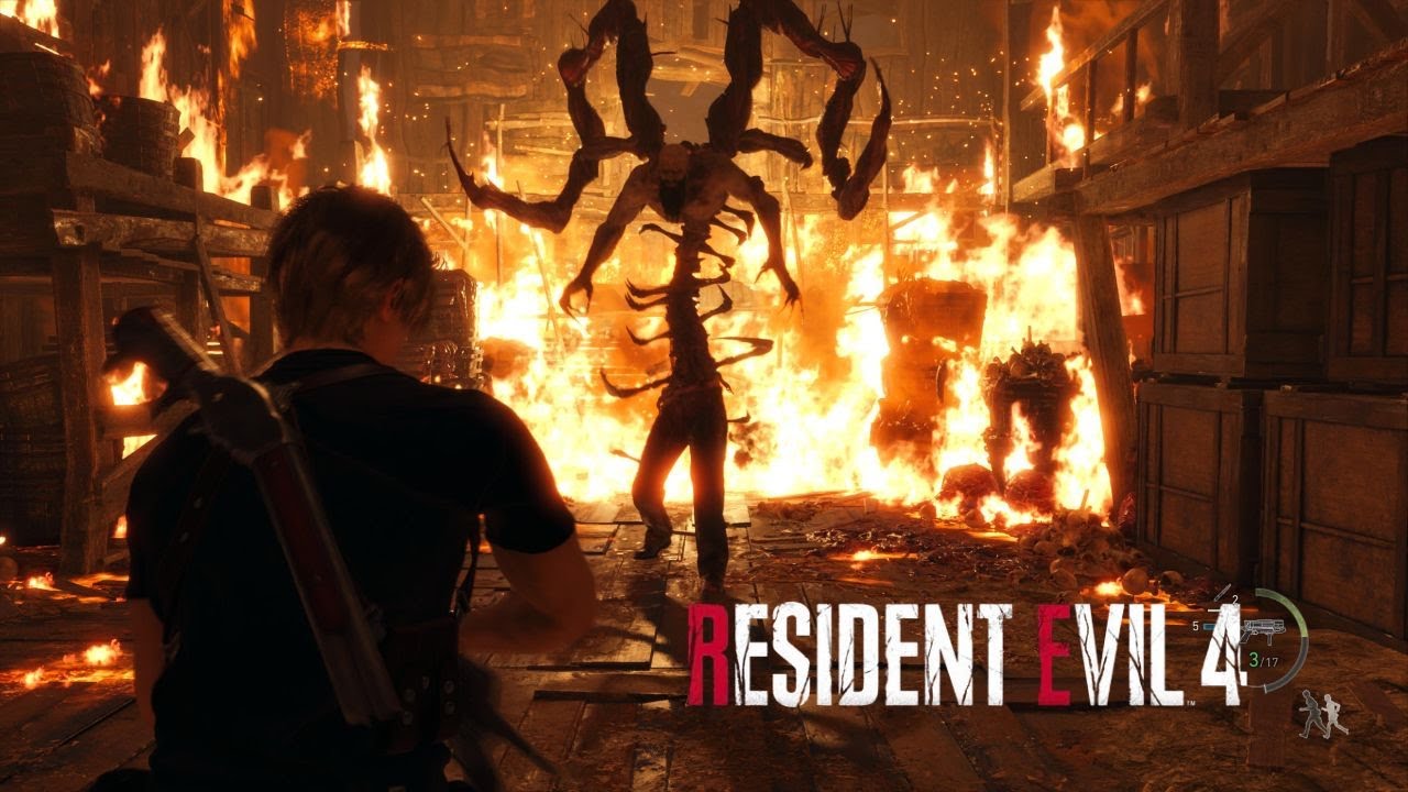 Resident Evil 4 Remake – "Burning Slaughterhouse Boss Fight" (The Garrador’s Inferno!)