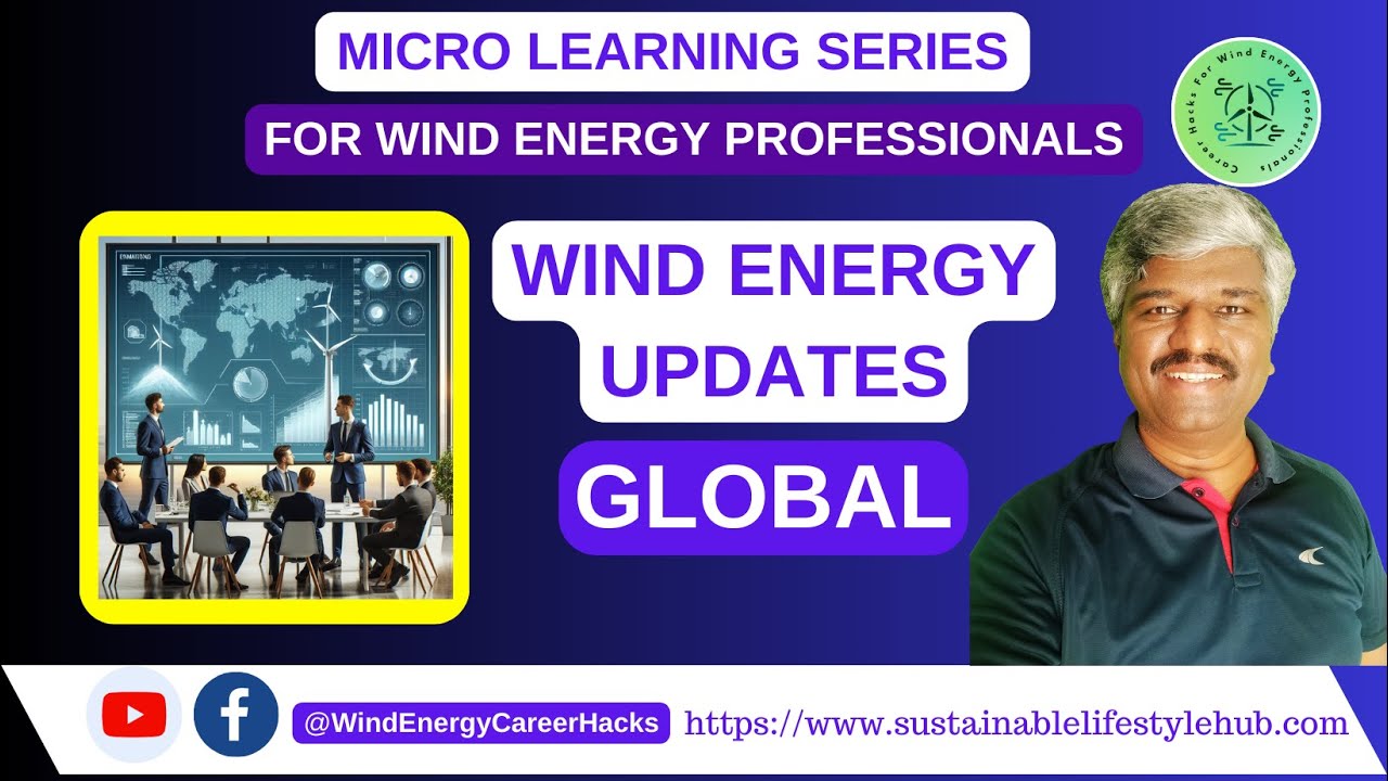 Global Wind Energy Update 01| Micro Learning Series | R Mahendran ...