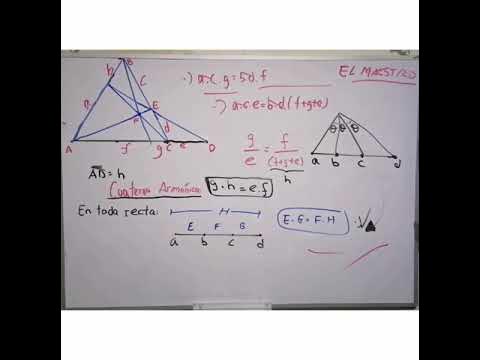 Demostración de la cuaterna armonica YouTube