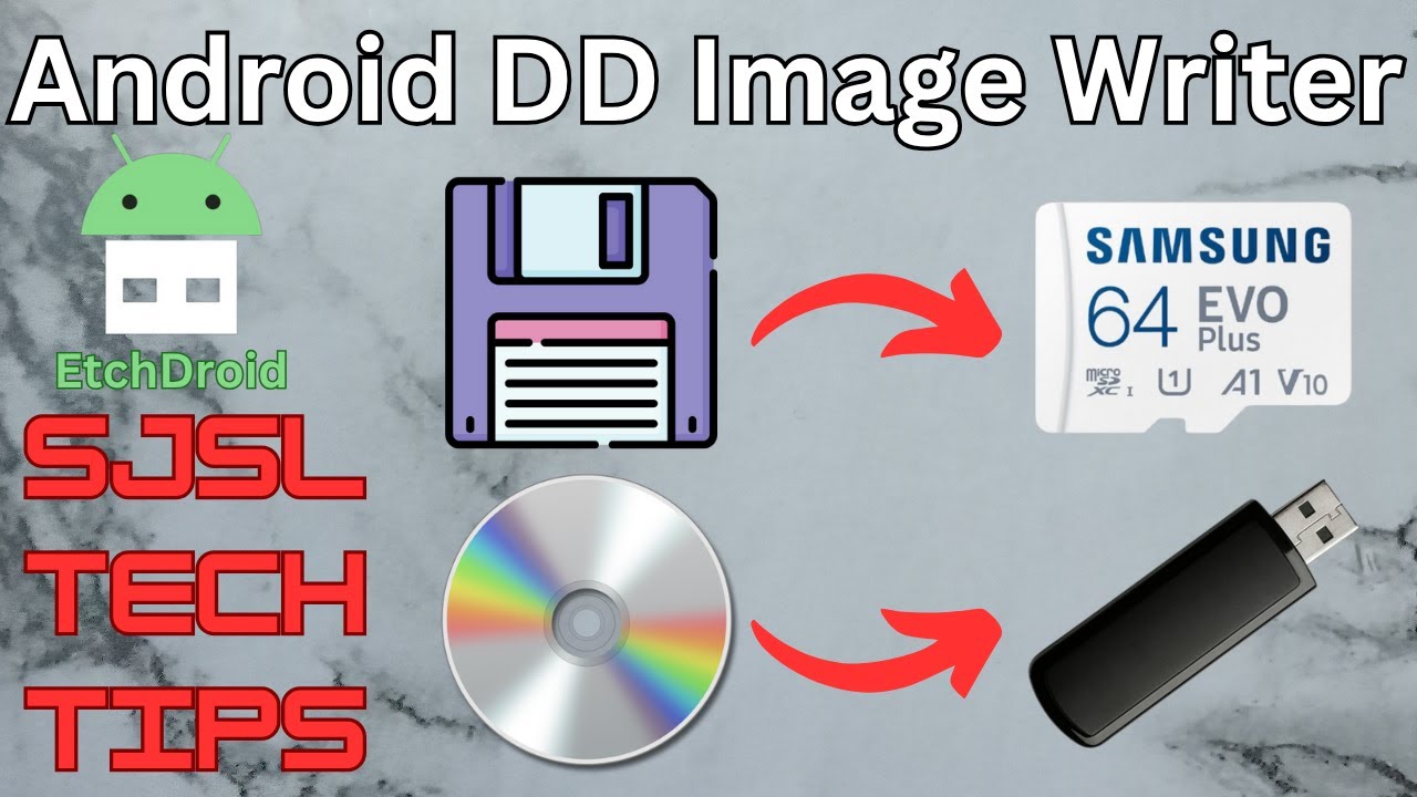 Writing Disk Images to External Drives using Android - YouTube