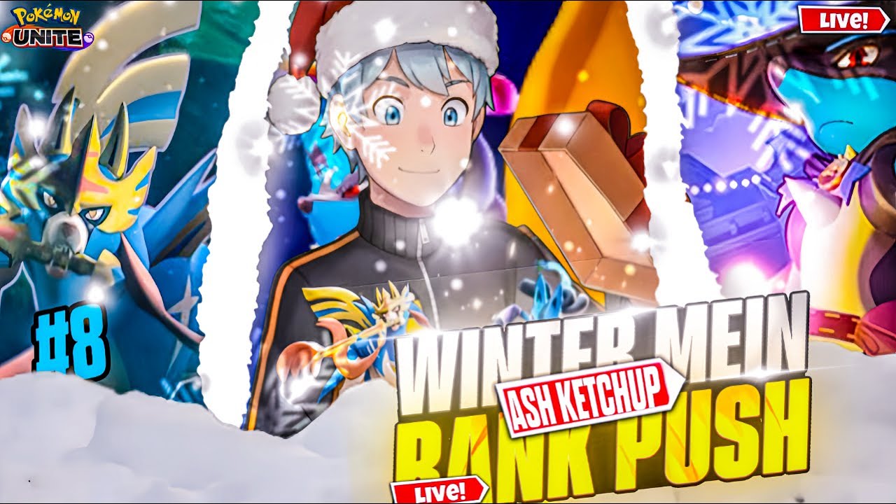 Global Top 8 Zacian Player Is Live Pokemon Unite Rank Up